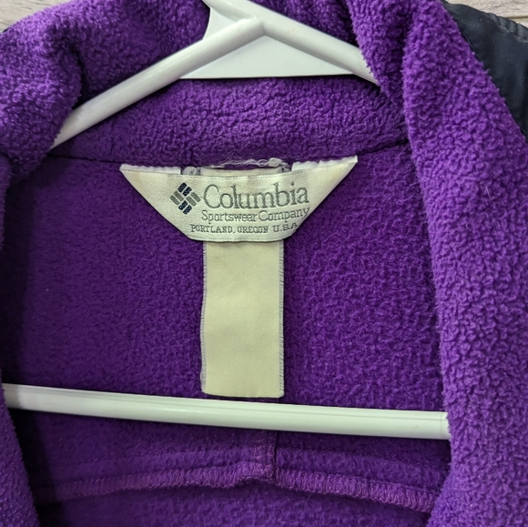 Vintage Columbia Fleece Zip Up - Size XL - Picture 6 of 9